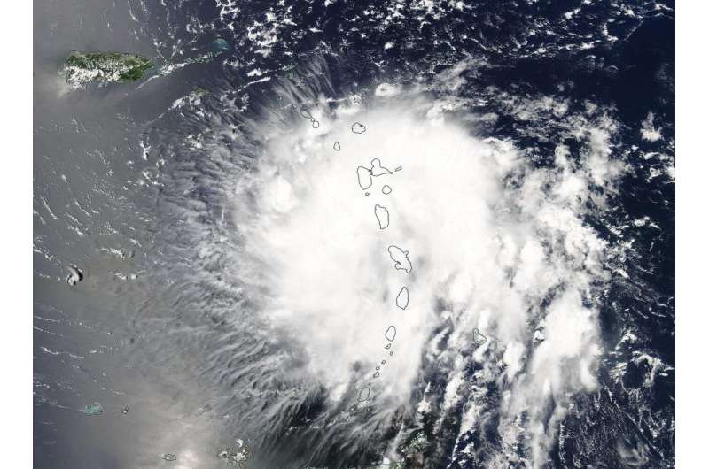 NASA finds heavy rain potential in tropical storm Dorian