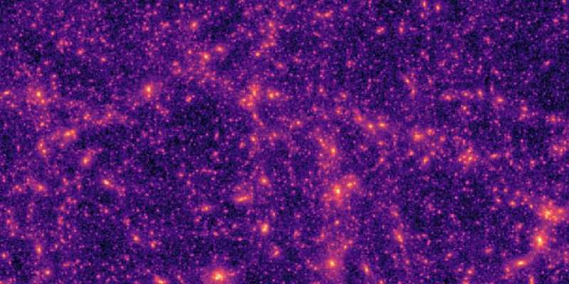 Artificial intelligence probes dark matter in the universe