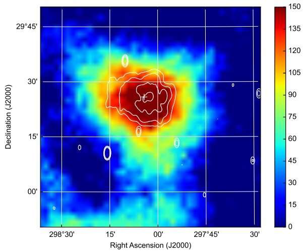 Astronomers investigate pulsar wind nebula DA 495