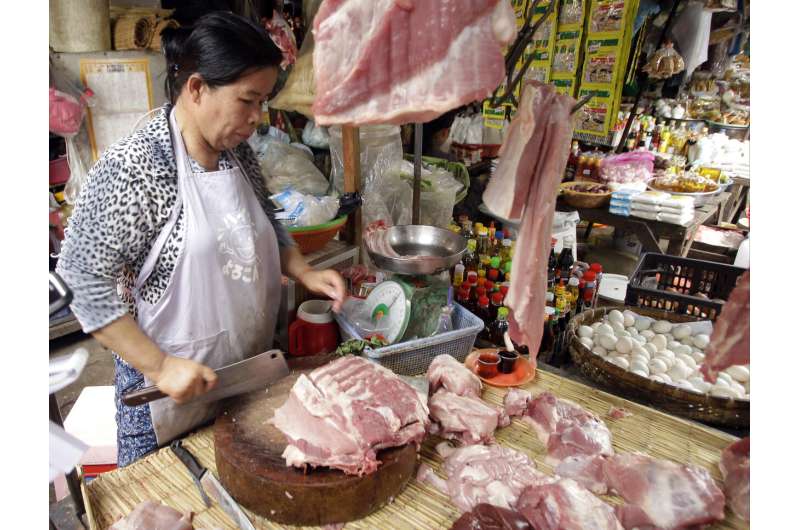 China's pig disease outbreak pushes up global pork prices
