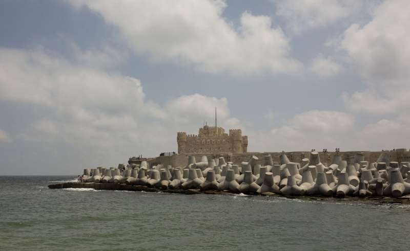 Rising seas threaten Egypt's fabled port city of Alexandria