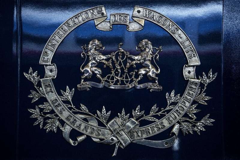 A carriage bearing the coat of arms of the grandly-named Compagnie internationales des wagons-lits et des grands express europee