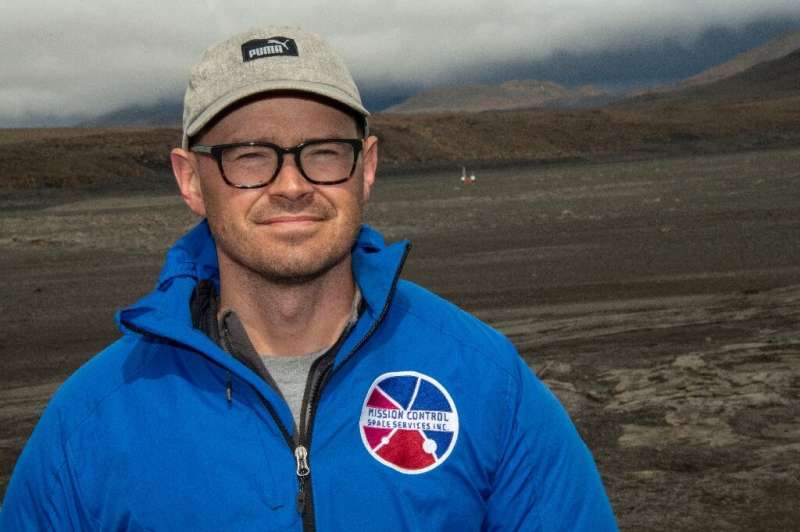 Adam Deslauriers, of Canada's Mission Control Space Services, said the prototype rover being used on the Icelandic lava field wa