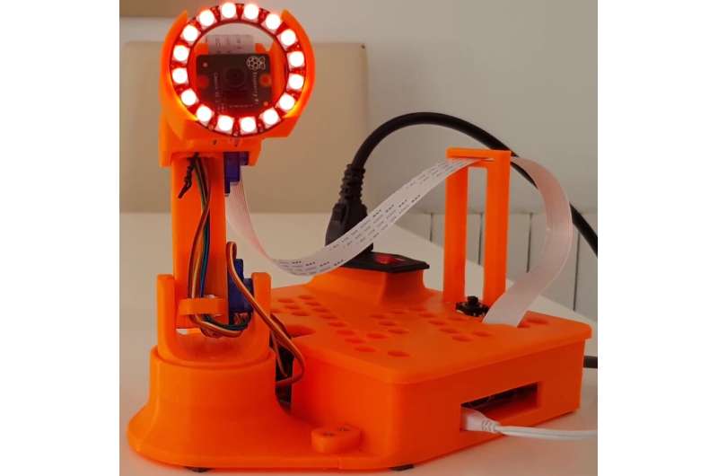 A face-following robot arm with emotion detection