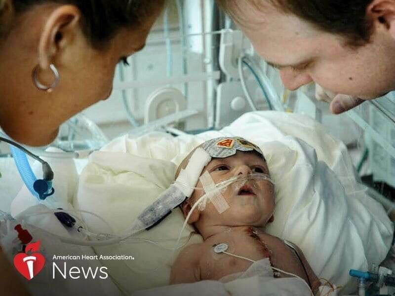 AHA news: couple kept the faith as baby neared death -- and then a transplant saved him