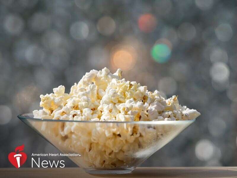 美国心脏协会新闻:爆米花作为一种健康零食还是饮食恐怖秀?