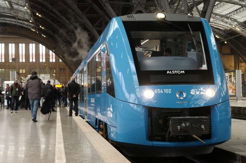 A hydrogen-powered train built by the French group Alstom is already in service in Germany