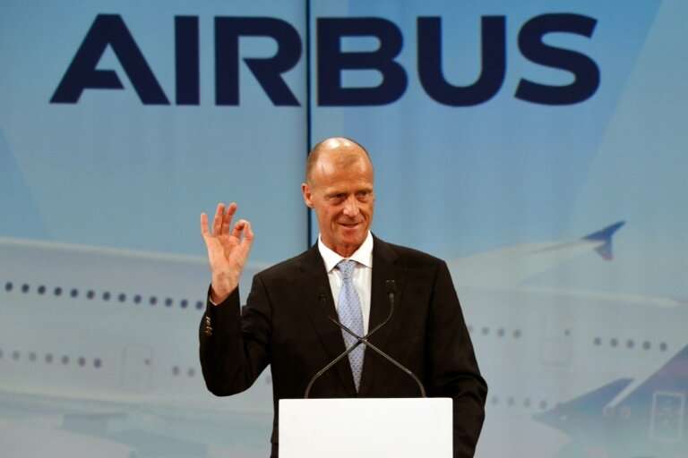 Airbus chief executive Tom Enders stands to receive a retirement package worth nearly 37 million euros ($41 million), an investo
