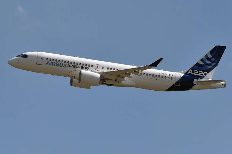 Airbus's new A220-300 is a medium-haul jet designed to carry 100 to 150 passengers