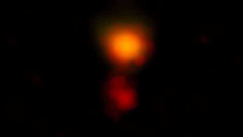 ALMA spots most distant dusty galaxy hidden in plain sight