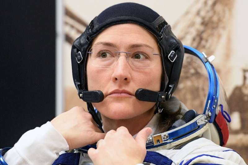 Also currently in the ISS is Christina Koch,who  will soon beat the record for the longest time a woman has been in space, at 11