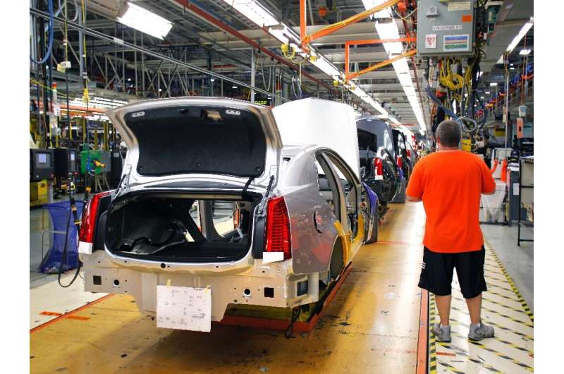 A Michigan factory of General Motors, which filed suit this week, accusing Fiat Chrysler of a rackaterring conspiracy