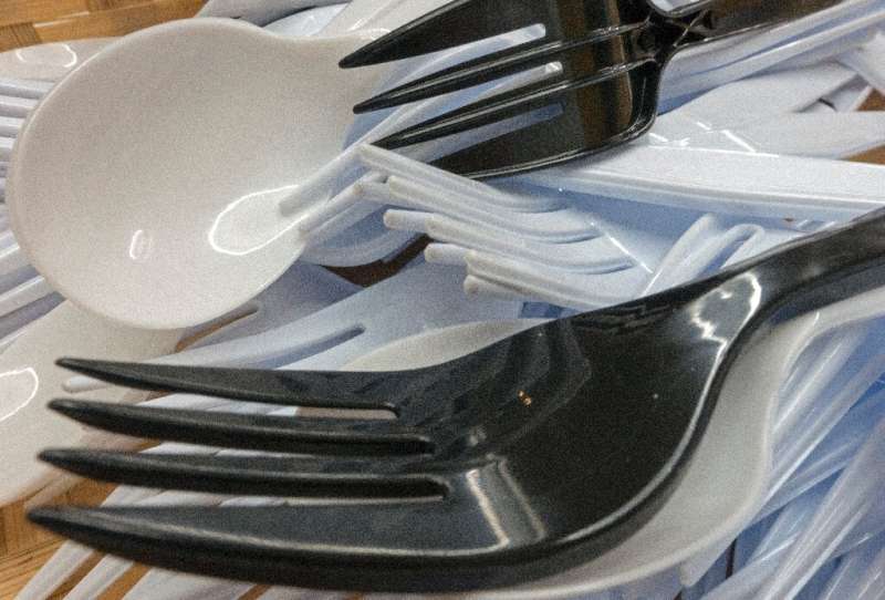 A new law in Slovakia will make it illegal to sell plastic plates, cups, cutlery, drink stirrers, straws and cotton buds, among 