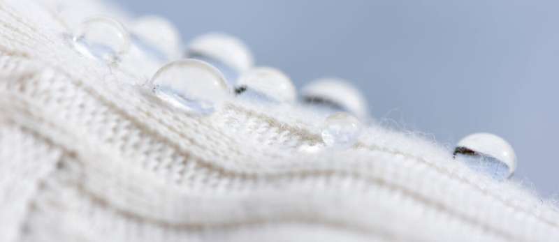 A new, natural wax coating makes garments water-resistant and breathable