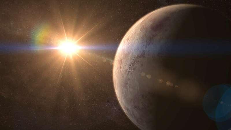 A new, potentially inhabitable super-Earth