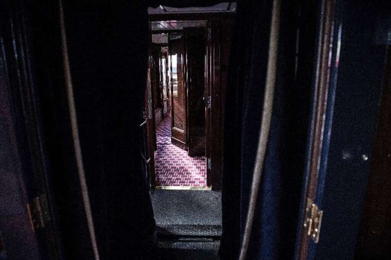 An Orient Express corridor, thre kind immortalised by Agatha Christie and other writers