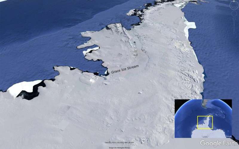 Antarctic glacier named after GFZ satellite mission 'GRACE'