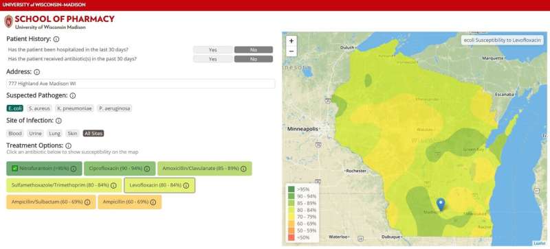 Antibiotic resistance across Wisconsin revealed by new maps