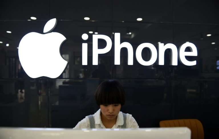 Apple said iPhone sales in China would be lower than forecast due to steeper than expected &quot;economic deleration&quot;