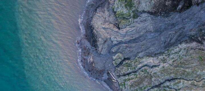 Arctic coast erosion revealed by drone images