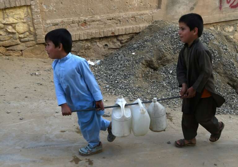 Around 70 percent of Kabul's water is contaminated by waste and chemicals from leaky household septic tanks and industrial plant