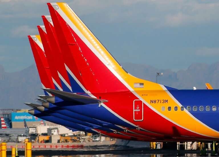 A Southwest Airlines Boeing 737 MAX 8 aircraft—like these ones pictured in Phoenix, Arizona earlier this month—made an emergency