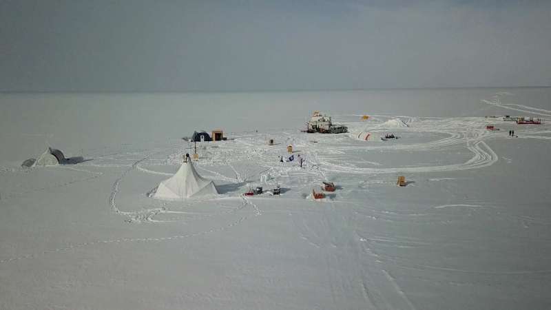 Barrels of ancient Antarctic air aim to track history of rare gas