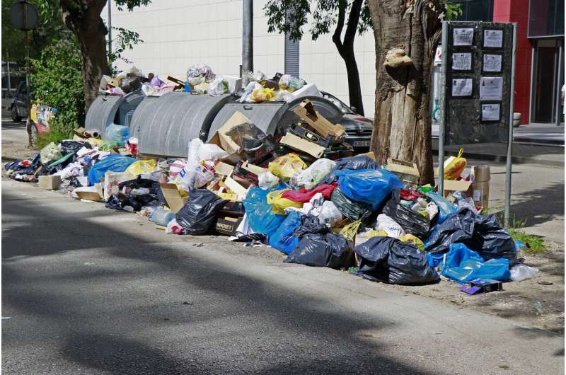 Bosnian city of Mostar awash in trash amid landfill protest