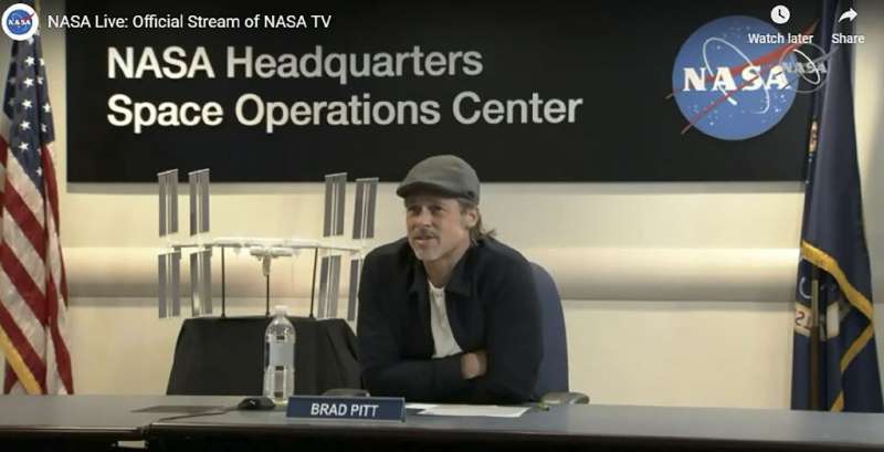 Brad Pitt had a 20-minute call with astronaut Nick Hague to discuss the unexpected effects of living in zero gravity