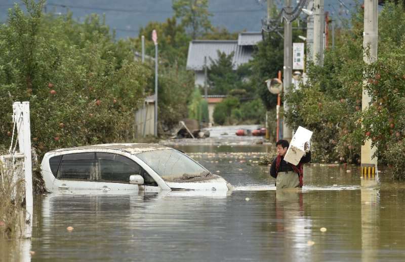Central Japan's Nagano was among the regions worst affected by power Typhoon Hagibis