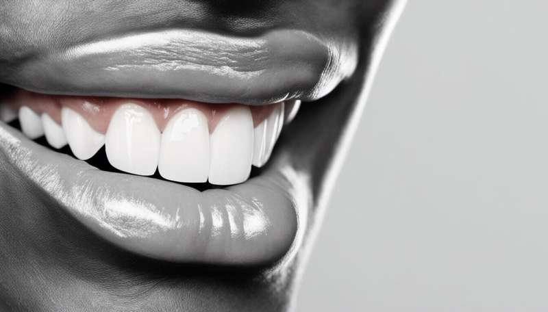 Charcoal and White Teeth