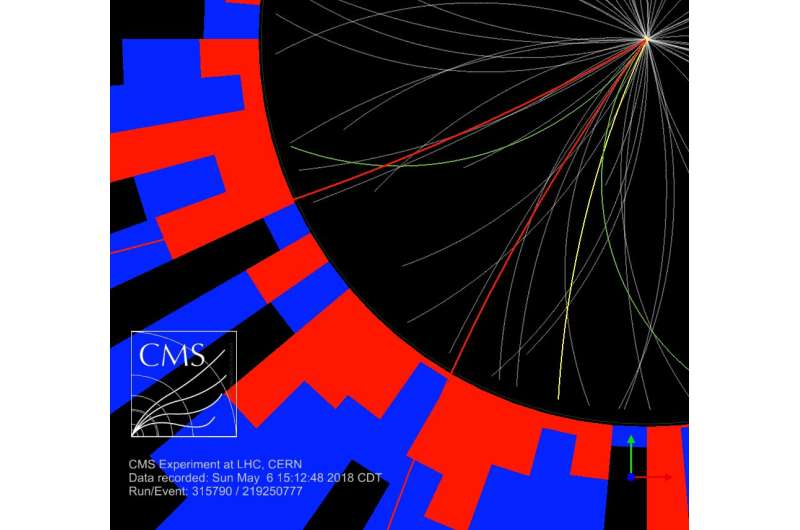 CMS gets first result using largest-ever LHC data sample