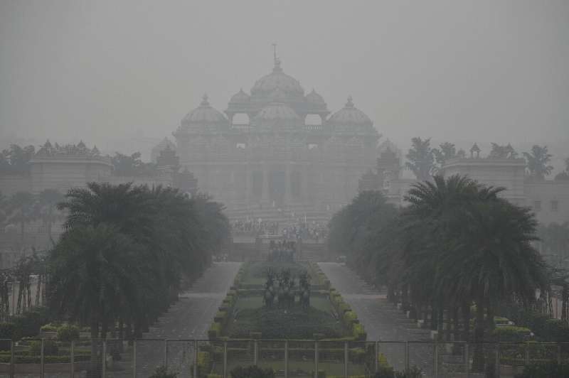 Concentrations of the most harmful airborne pollutants in Delhi are regularly about 20 times the World Health Organisation safe 
