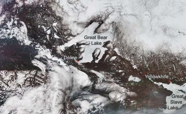 CryoSat conquers ice on Arctic lakes