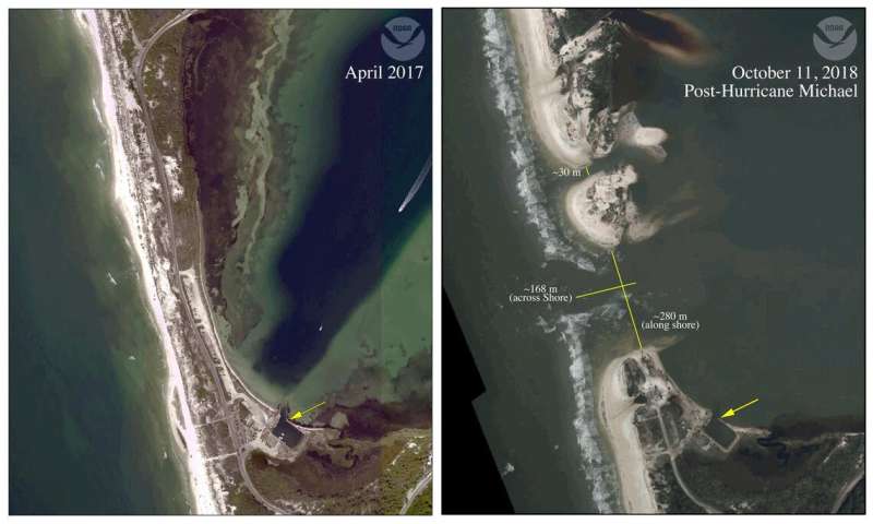 Defining Hurricane Michael's impact on St. Joe Bay, Florida