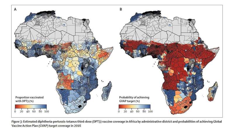Despite years of progress, many african countries have wide variation in vaccine coverage