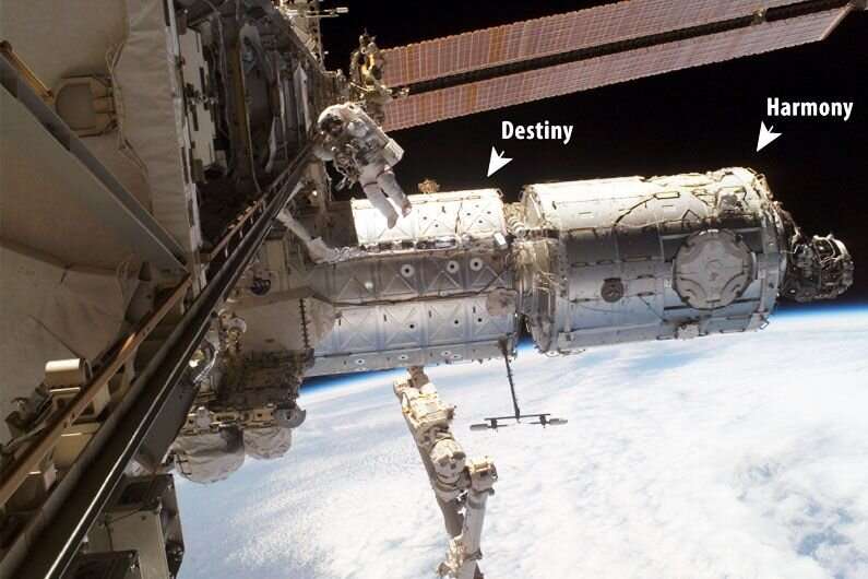 Detecting bacteria in space