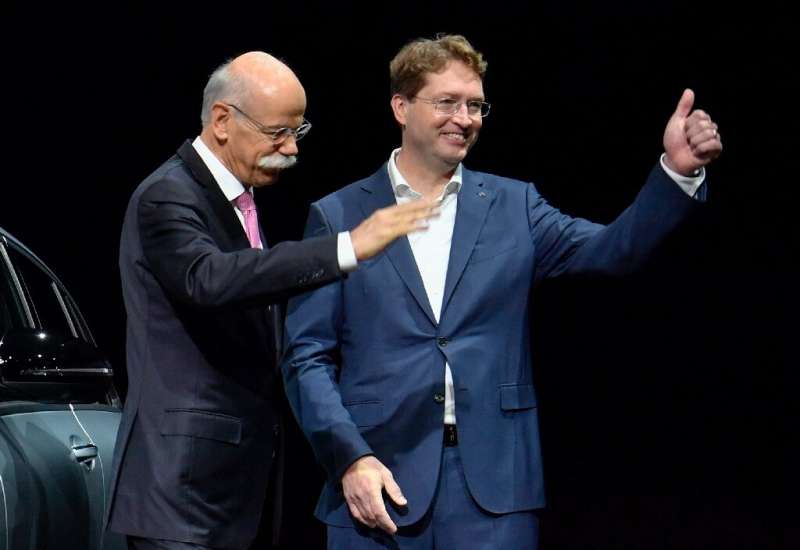 Dieter Zetsche handed over the wheel of Mercedes-Benz maker Daimler to  his Swedish successor Ola Kallenius on Wednesday