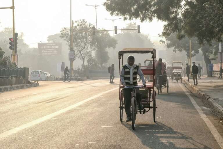 Doctors warn against strenuous exercise—which requires deeper breathing—when the pollution spikes in Delhi but the city's cycle 