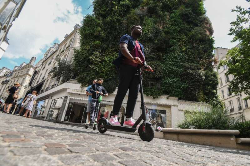 Dozens of scooter companies have flooded Paris's streets