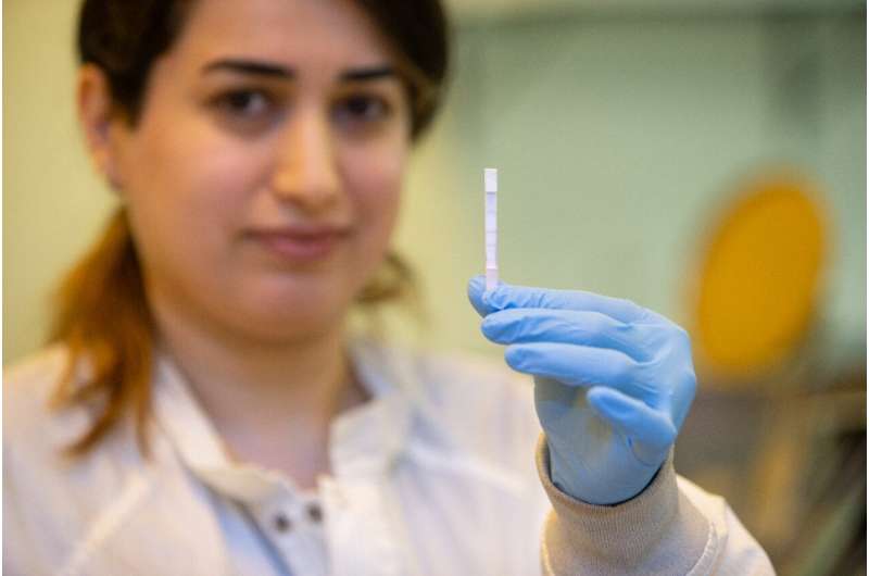 Engineers create a simple test that can measure stress hormones in sweat, blood, urine or saliva