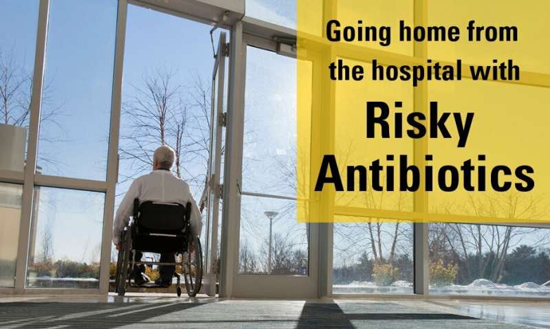 Even as hospitals cut risky antibiotic use in-house, patients often go home with them