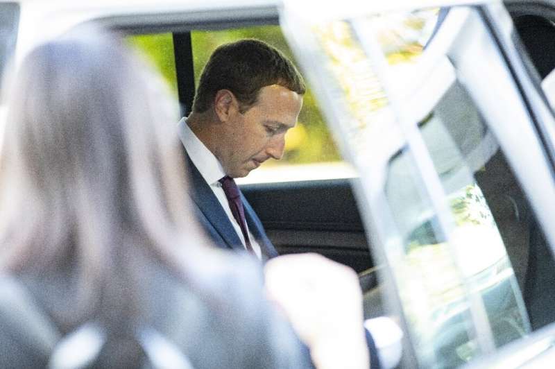 Facebook announced it had suspended apps as part of a privacy review as founder and CEO Mark Zuckerberg was visiting Washington 