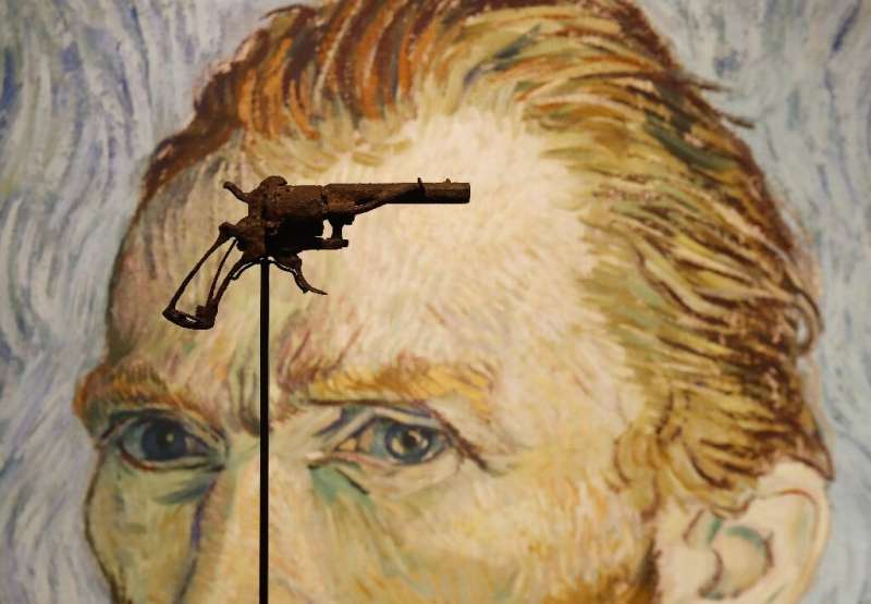 Fatal weapon: The revolver Vincent Van Gogh is believed to have shot himself with was found in a field by a farmer in 1965, 75 y