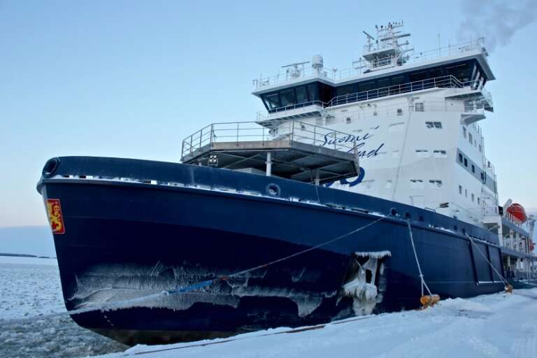 Finland's new icebreaker, Polaris, is the world's first to run on liquefied natural gas (LNG)