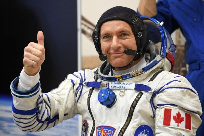 First-timer David Saint-Jacques of Canada broke the record for the longest single spaceflight by a Canadian astronaut at 204 day