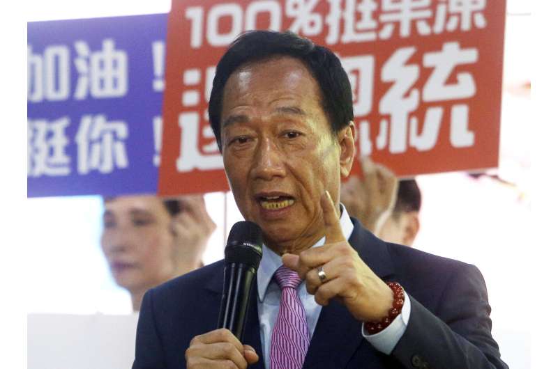 Foxconn chairman Terry Gou says he is stepping down