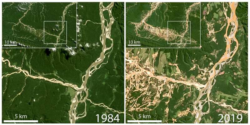Gold mining critically impairs water quality in rivers across Peruvian biodiversity hotspot