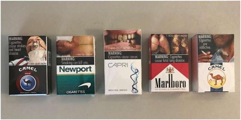 Graphic cigarette warning labels can deter some sales