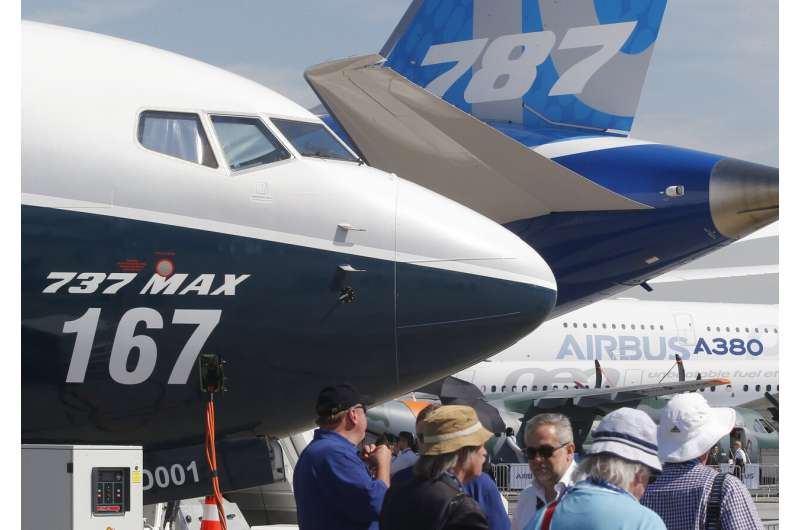 Grounding of Boeing plane hovers over big air show in Paris